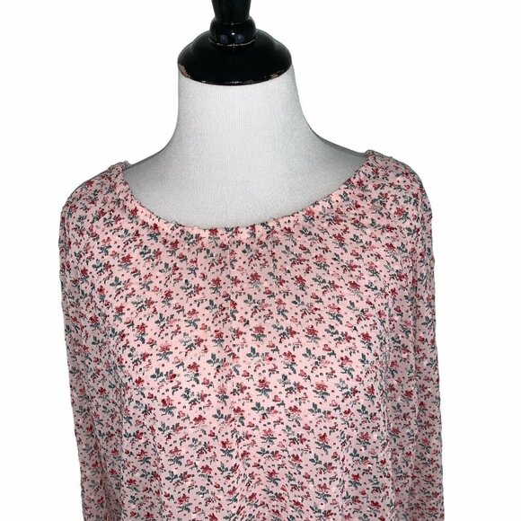 Matilda Jane Women's M Medium Chelsea Top # 18623T NWT Floral Print Semi Sheer - Picture 2 of 8